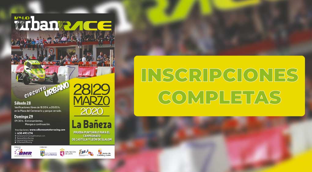 Inscripciones Completas 4.0 Urban Race